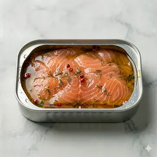 Salmone marinato sott'olio 100 gr