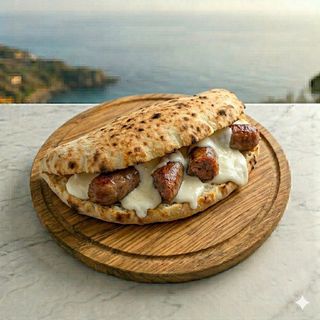 Panino salsiccia e stracchino
