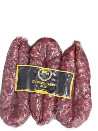 Salsiccia dolce di maiale stagionata trancio da 1 kg