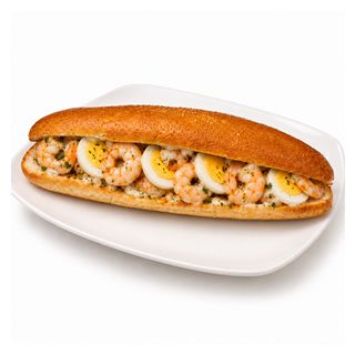 Sandwich Crevettes Et Œuf