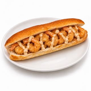 Sandwich Crevettes Panées, Sauce Du Chef