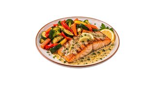 Plat Saumon Poêlé AU Grill