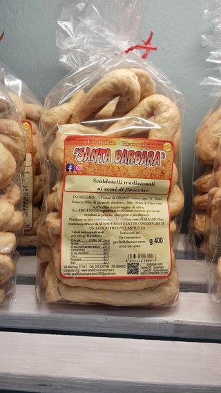 Scaldatelli tradizionali ai semi di finocchio Confezione