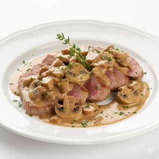 Scaloppina ai funghi porcini