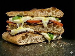 Schiacciata vegetariana