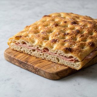 Schiacciata  mortadella