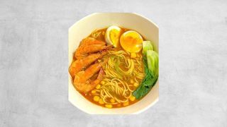 Seafood curry noodles