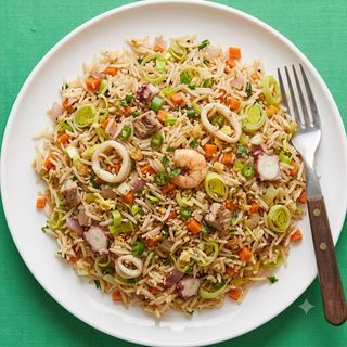 Seafood fried rice