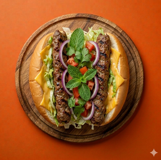 Seekh burger