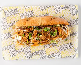 Сэндвич с грибами