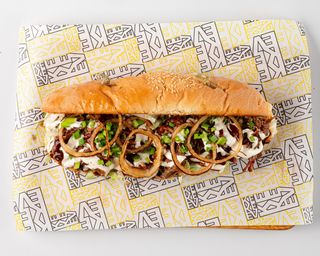 Сэндвич с рваным мясом