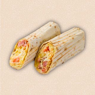 Шаурма в лаваше с ветчиной и моцареллой (450г)