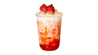 Latte cocco fragola 生椰草莓