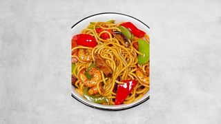 Shrimp fried noodles