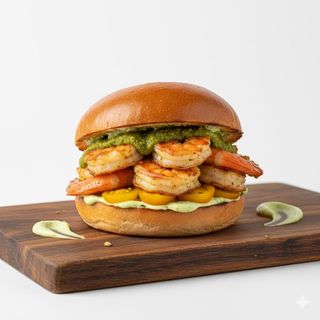 Shrimps burger