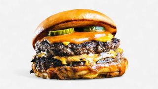 Single classic burger i pomfrit