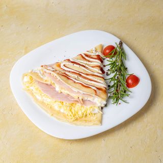 Slana palačinka sa šunkom - Mala