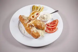 Slane palačinke sa šunkom i sirom