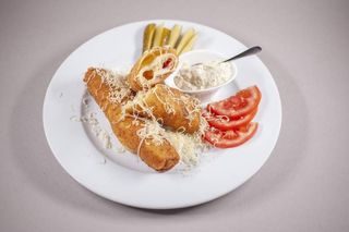 Slane palačinke sa šunkom i sirom