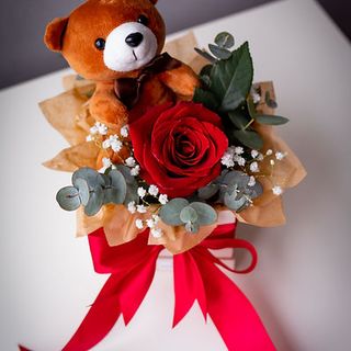 Teddy rose box