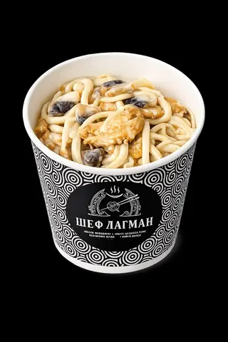 Сливочный лагман с шампиньонами (550г)