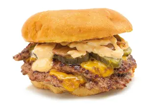 Smash cheeseburger
