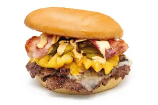 Smash waffleburger