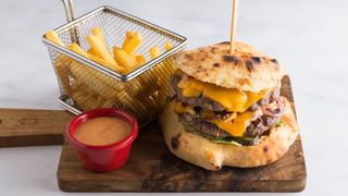 Smash double burger