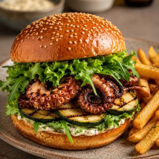 Smoked Polpo Burger