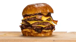 Smokehouse triple burger