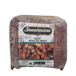 Snowmans Deli Minced Beef Meat 1kg