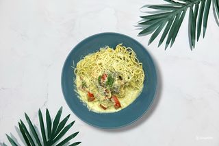 Спагетти с креветками (300г)