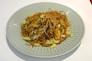 Spaghetti di grano con verdura（素炒面）