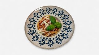 Spaghetti Al Pomodoro i Katsu pileći filet