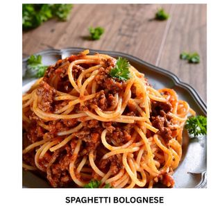 Spaghetti bolognese