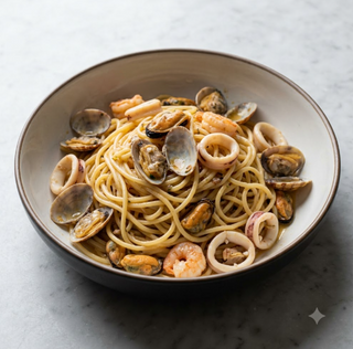 Spaghetti con I frutti di mare