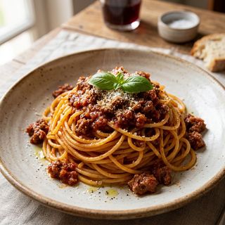 Spaghetti al ragú