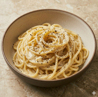 Spaghetti cacio e pepe