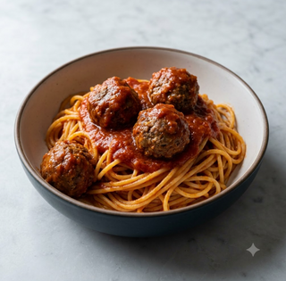 Spaghetti con polpetto