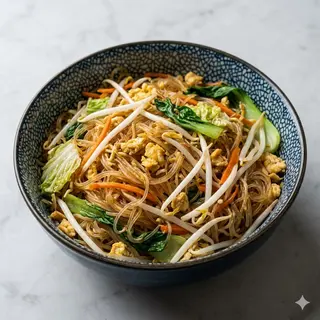 114 Spaghetti di soia saltati con verdure