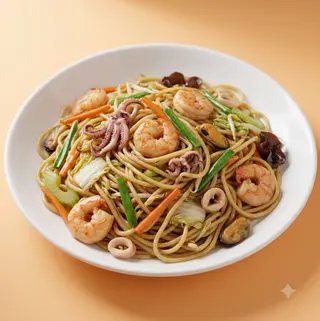 Spaghetti saltati ai frutti di mare
