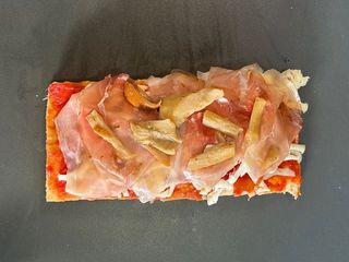 Speck e funghi