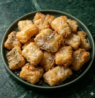 Spezzatini di pesce fritti