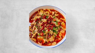 Spicy boiled pork slices