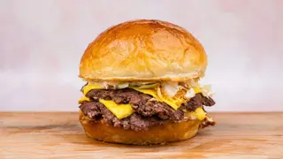 Spicy double burger