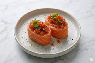 76 Spicy out salmon