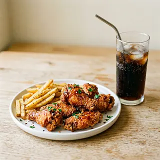 Spicy wings menù