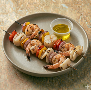 Spiedini ai frutti di mare