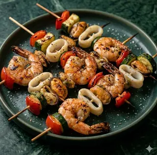 Spiedini AI frutti di mare