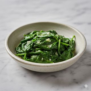 Spinaci al burro e parmigiano